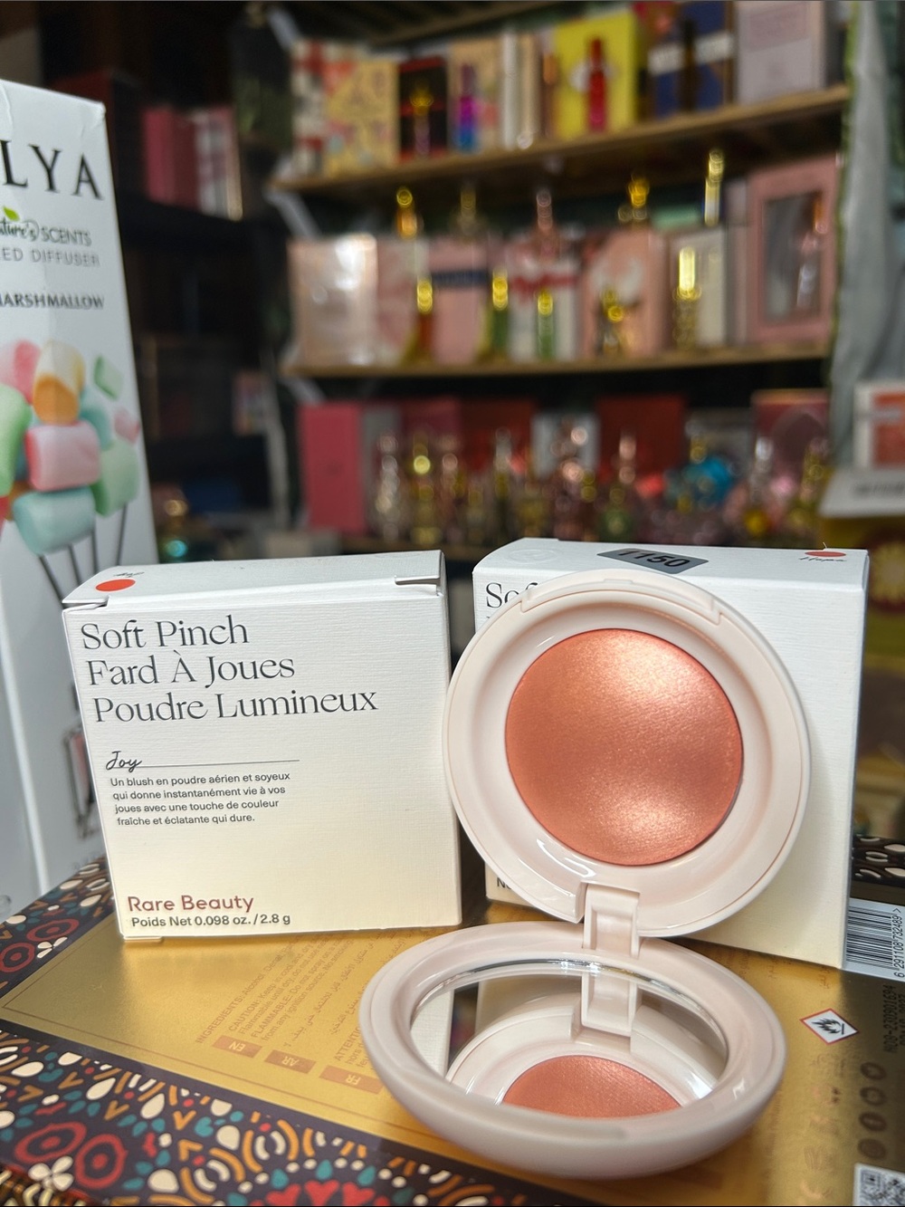 Rare Beauty Soft Pinch Luminous Powder Blush — JOY (Peach Coral)